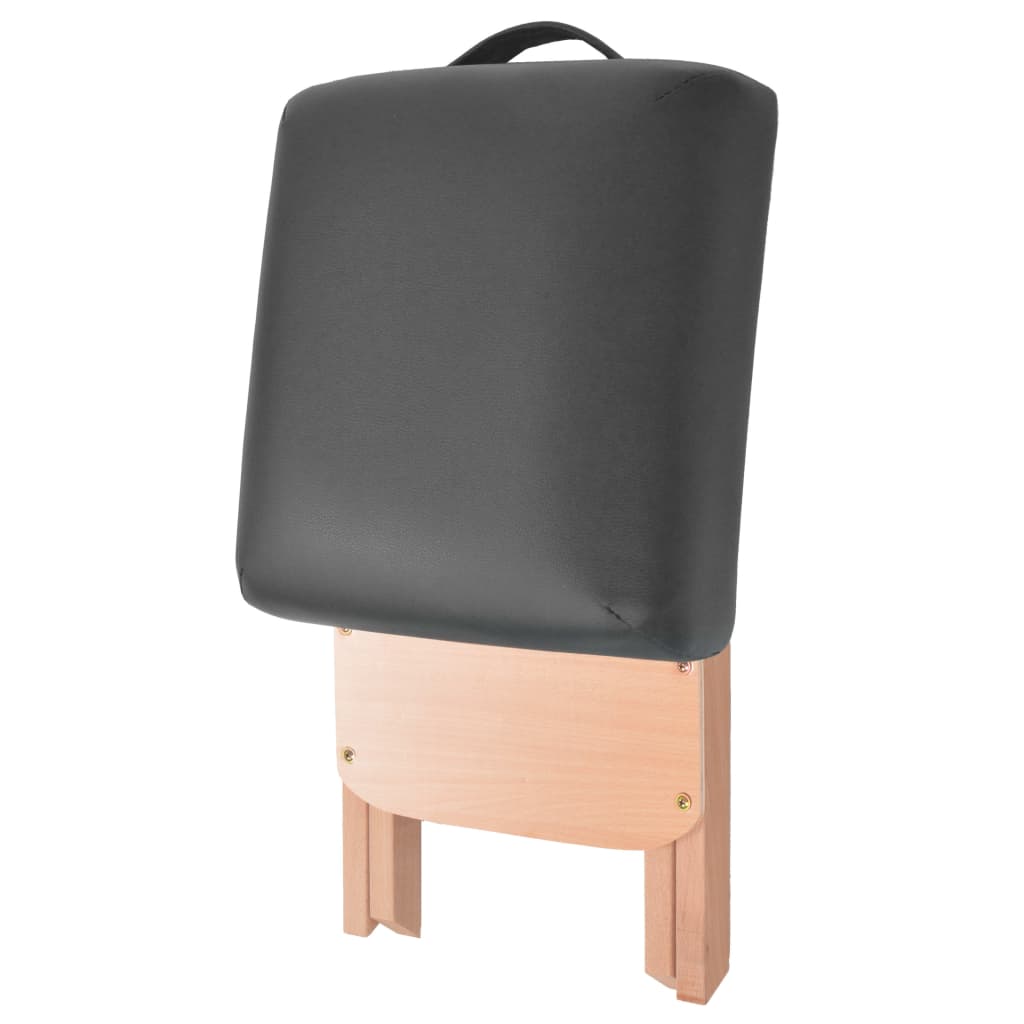 vidaXL Folding Massage Stool with 4.7" Thick Seat Folding Therapist Stool