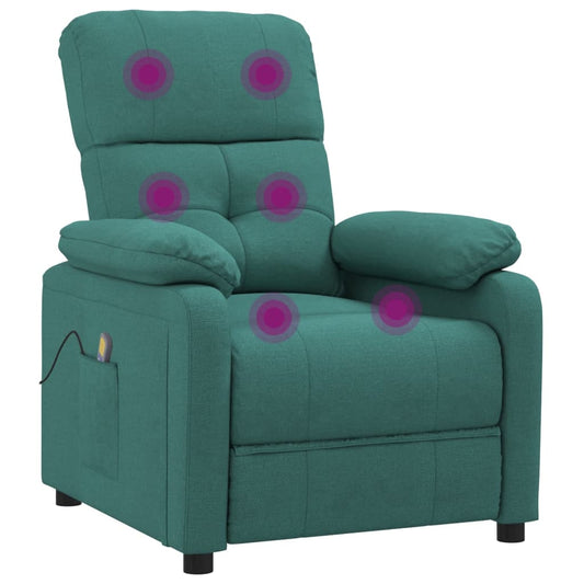 vidaXL Massage Chair Leisure Adjustable Chair for Home Theater Cinema Fabric