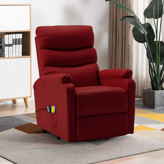 vidaXL Power Lift Recliner Lift Chair for Home Theater Cinema Faux Leather