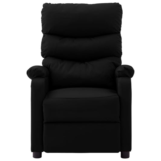 vidaXL Massage Chair Massaging Recliner Sleeper Chair for Elderly Faux Leather